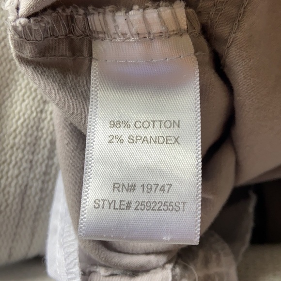COUNTERPARTS WOMENS KHAKIS CAPRIS PANTS SIZE 14 - Picture 4 of 6